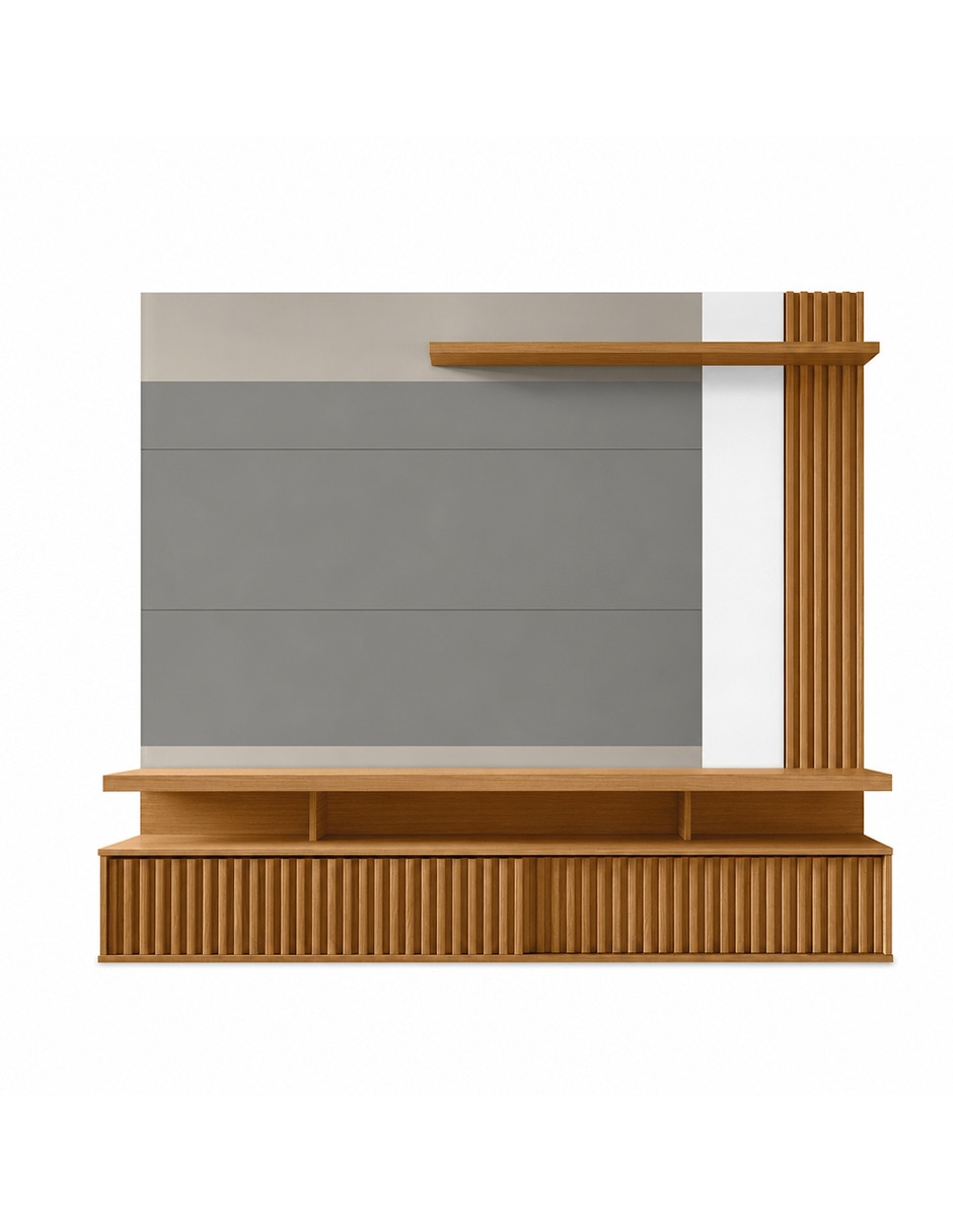Mueble flotante para TV armable Bossa Muebles de MDF