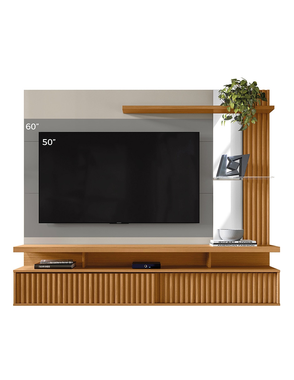 Mueble flotante para TV armable Bossa Muebles de MDF