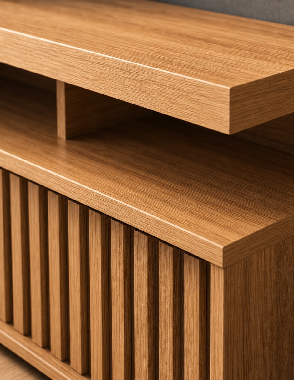 Mueble flotante para TV armable Bossa Muebles de MDF