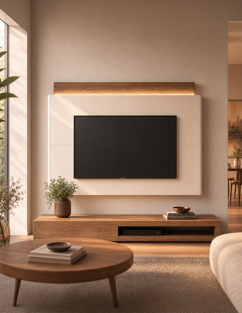 Mueble flotante para TV armable de MDP 2