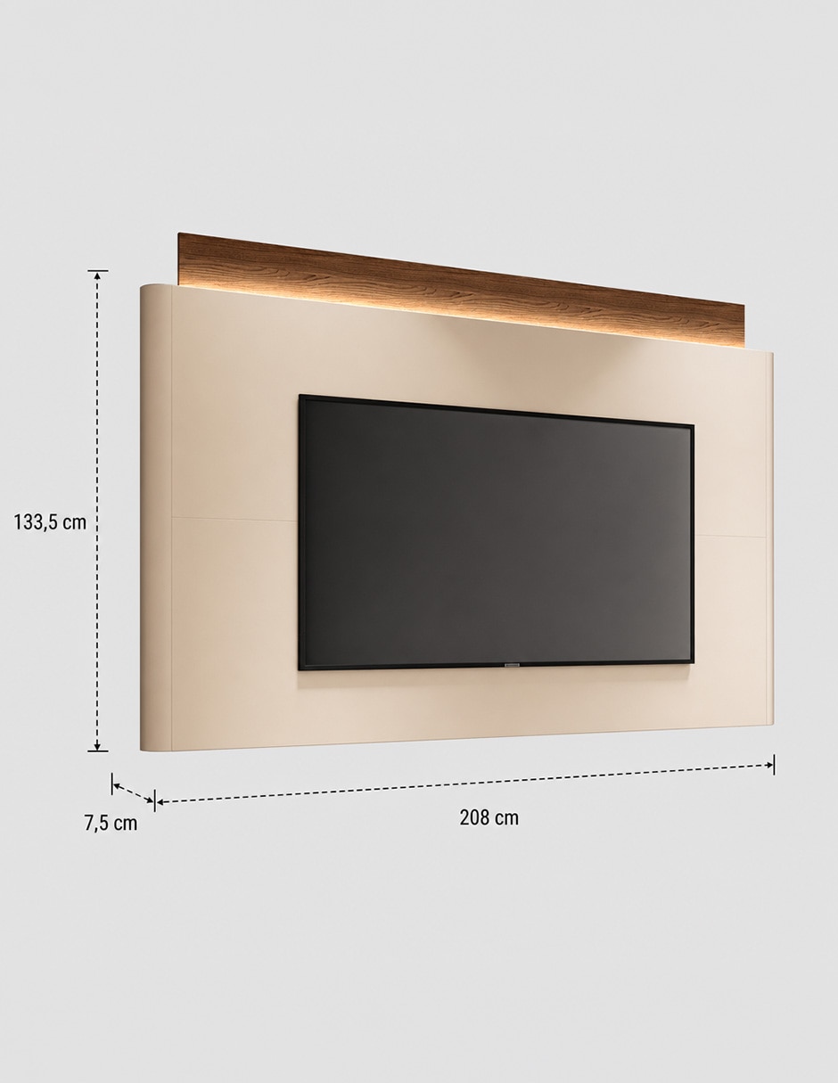 Mueble flotante para TV armable Bossa Muebles de MDP