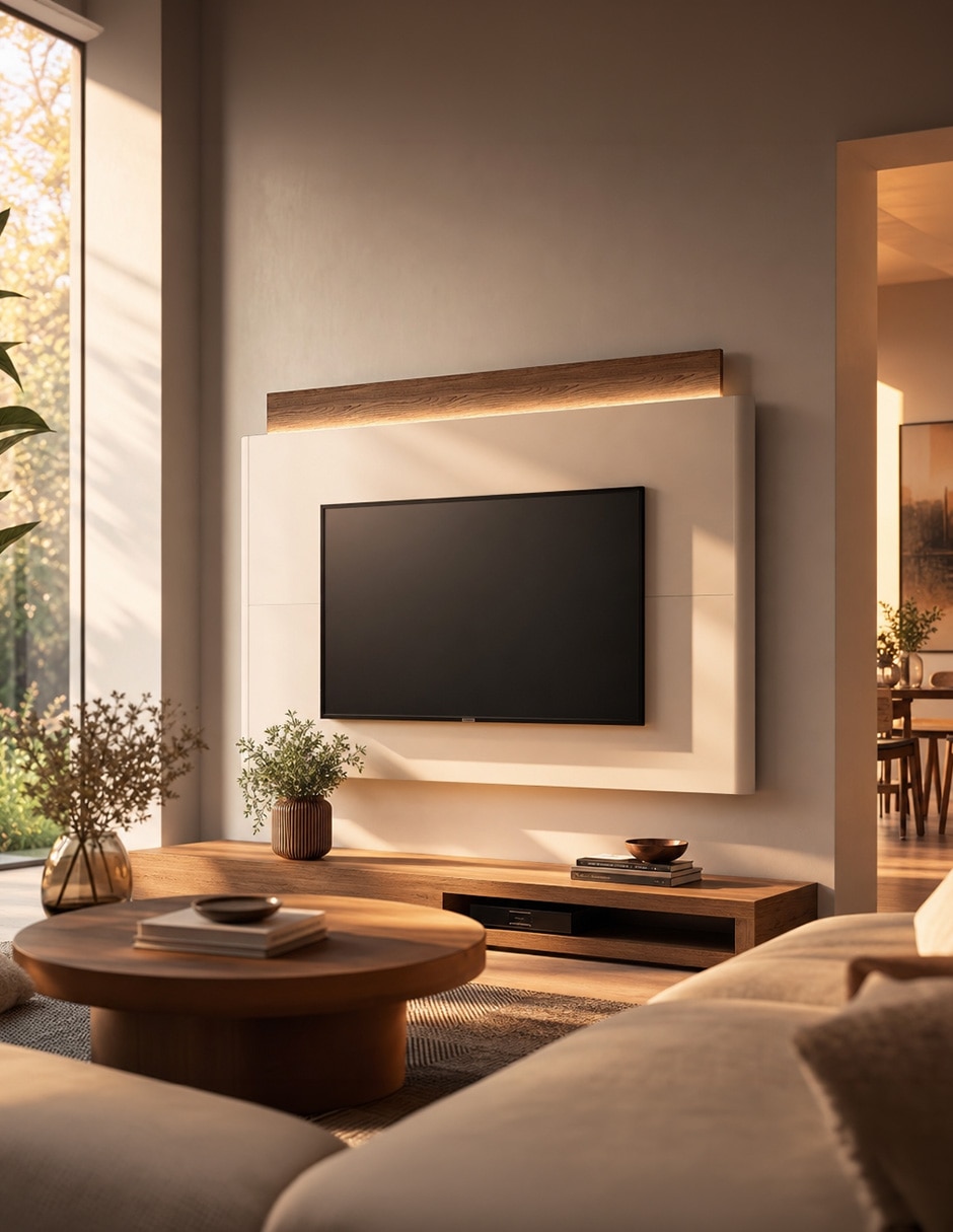 Mueble flotante para TV armable de MDP 4