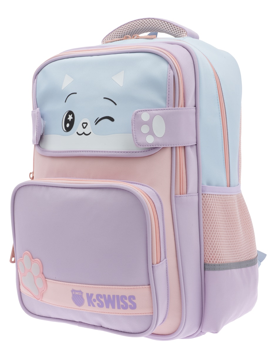 Mochila esolar K-Swiss Kitty Face para niña
