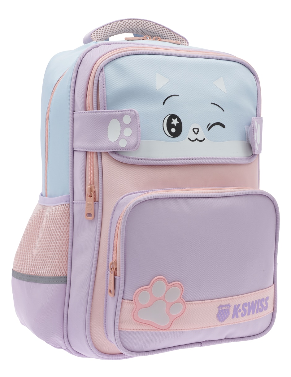 Mochila esolar K-Swiss Kitty Face para niña