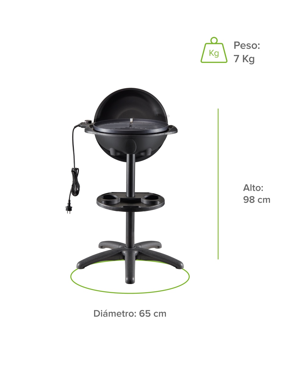Asador eléctrico AE42 de acero 7