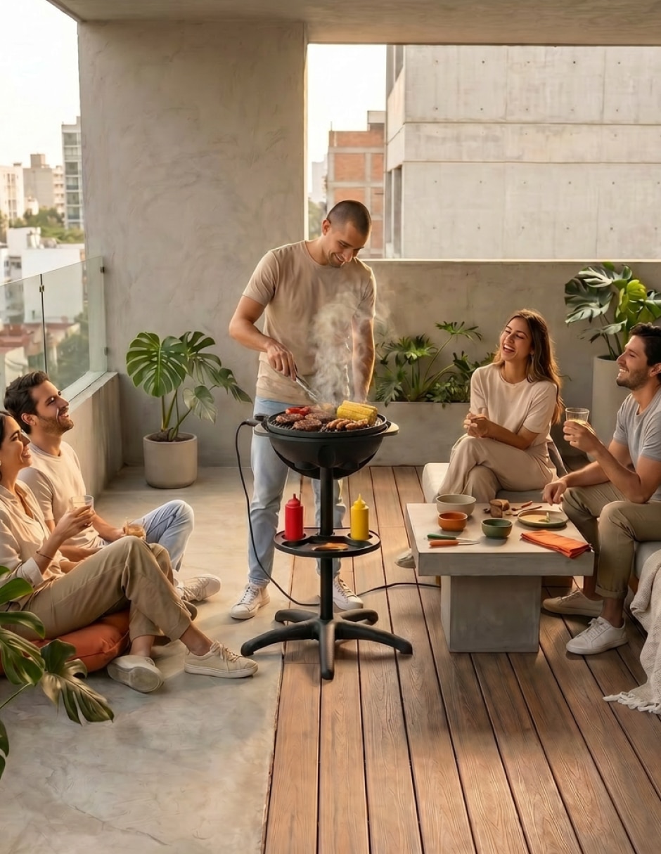 Asador eléctrico AE42 de acero