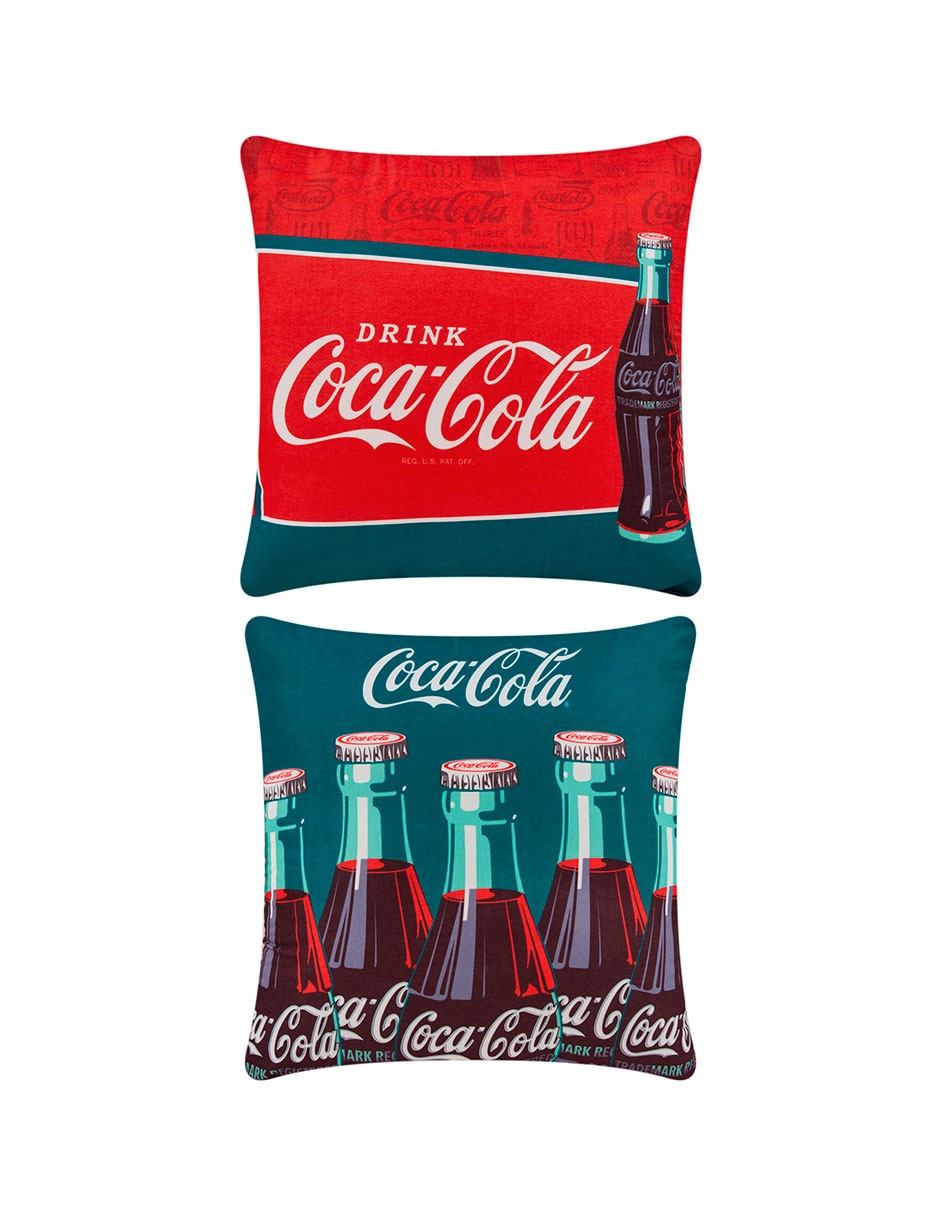 Cojín decorativo reversible Coca-Cola Cojín decorativo reversible Coca-Cola
