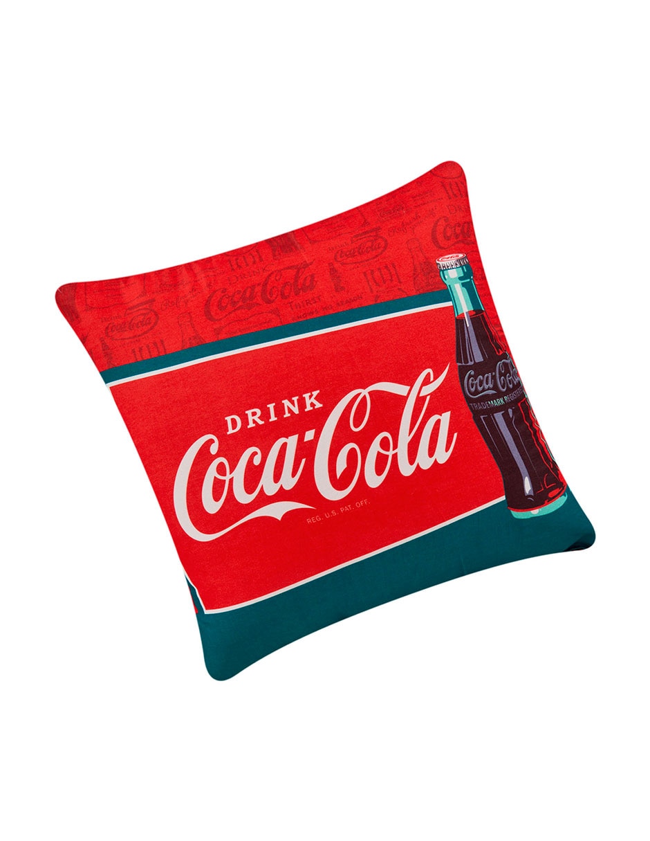 Cojín decorativo reversible Coca-Cola 4