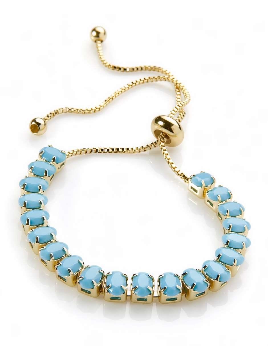 Pulsera con Zirconia celestia 3