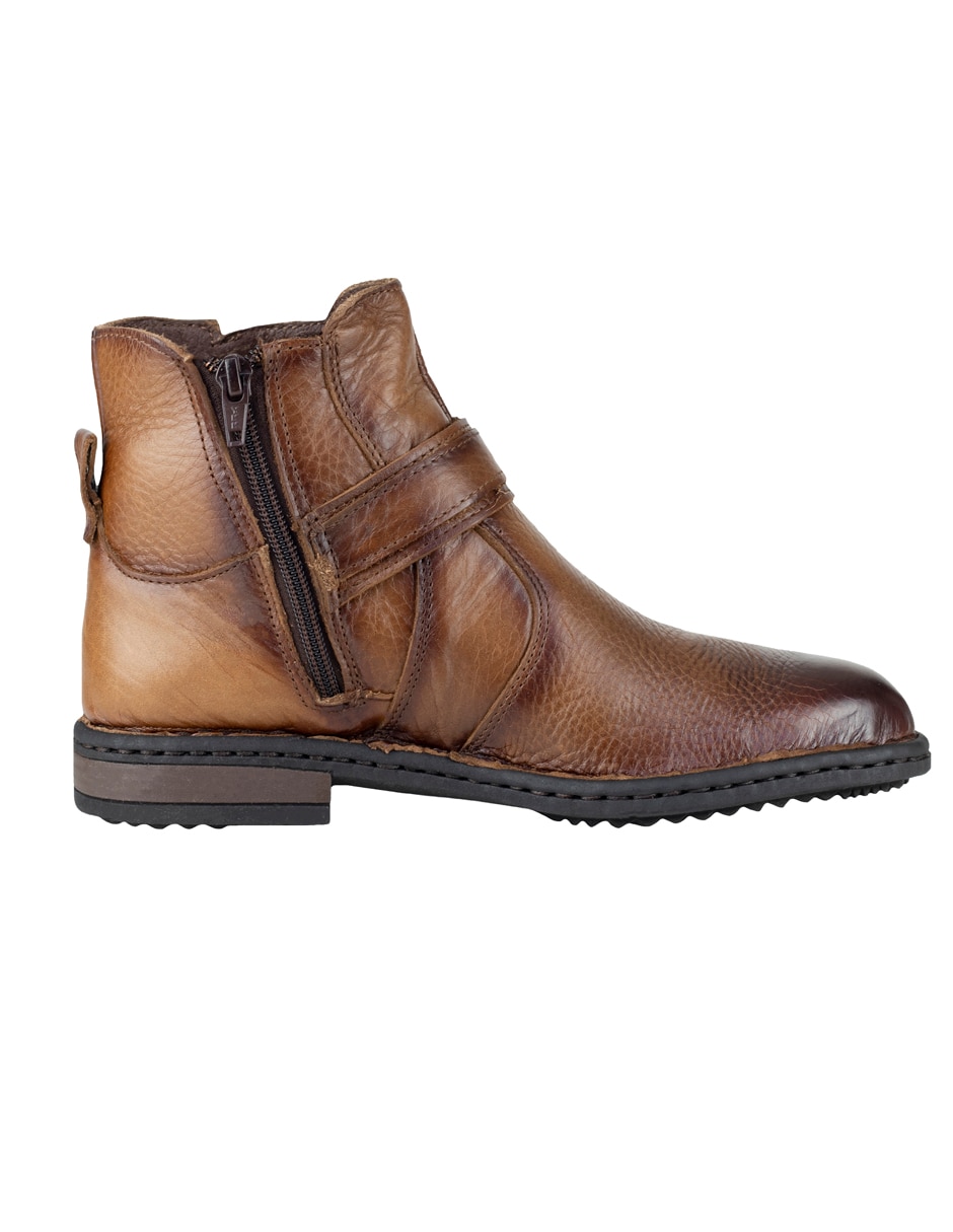 Bota lobo solo de piel para hombre