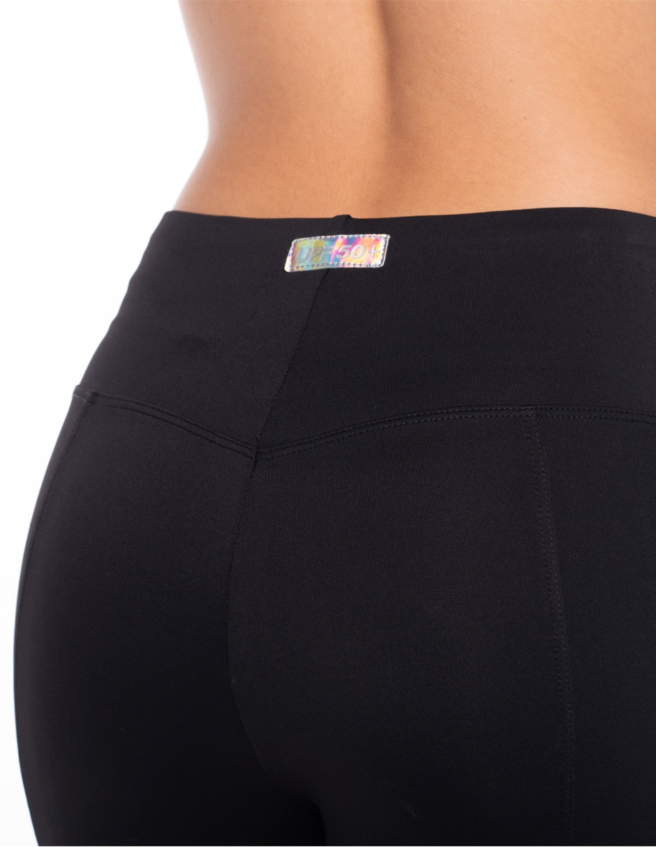 Shorty bikini estampado a la pretina ancha para mujer 3