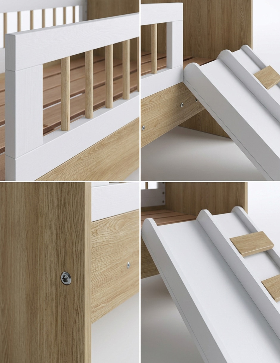 Base para cama armable Wonder de MDF 8