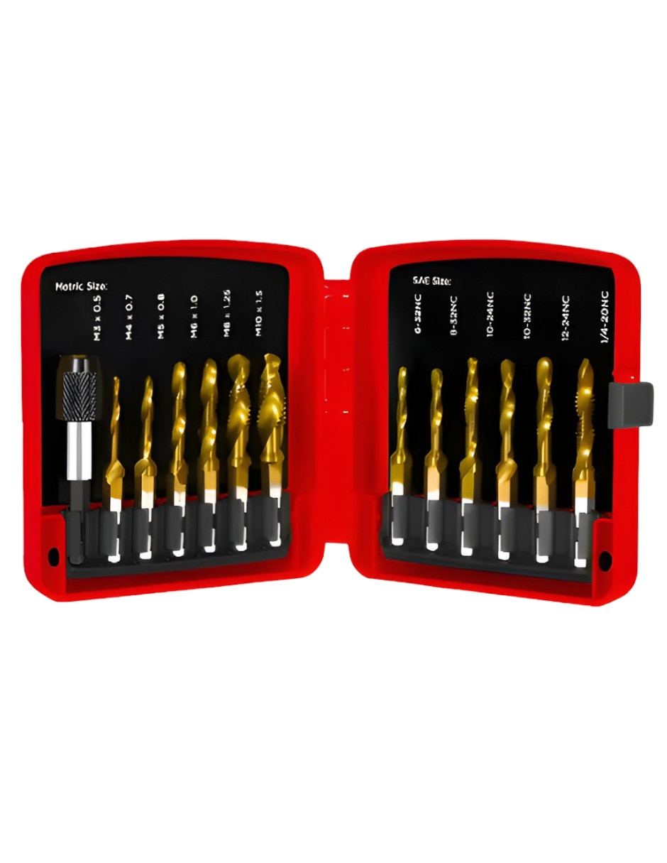 Juego brocas con 13 piezas
