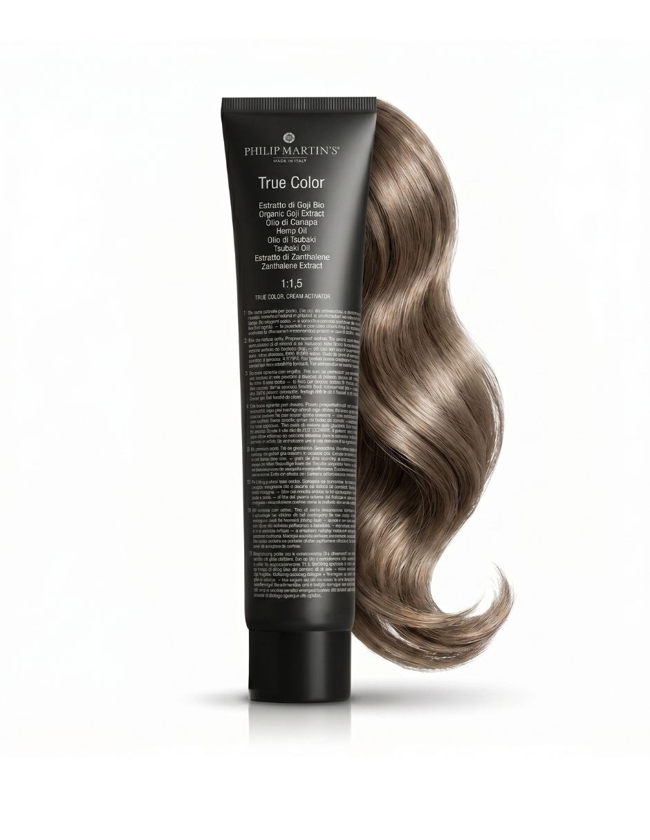 Tinte para cabello Philip Martin's True color 7.1 Rubio medio cenizo Tinte profesional permanente para cabello