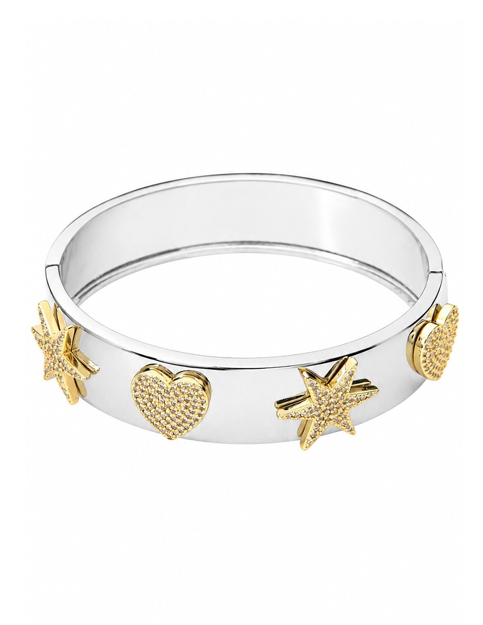 Brazalete Dulce Destello acabado baño de oro 1