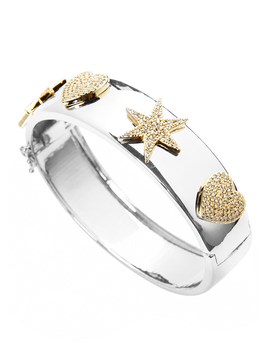 Brazalete Dulce Destello acabado baño de oro 2