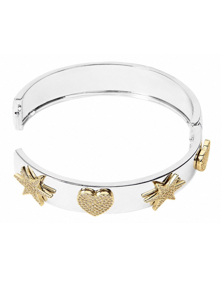 Brazalete Dulce Destello acabado baño de oro 6