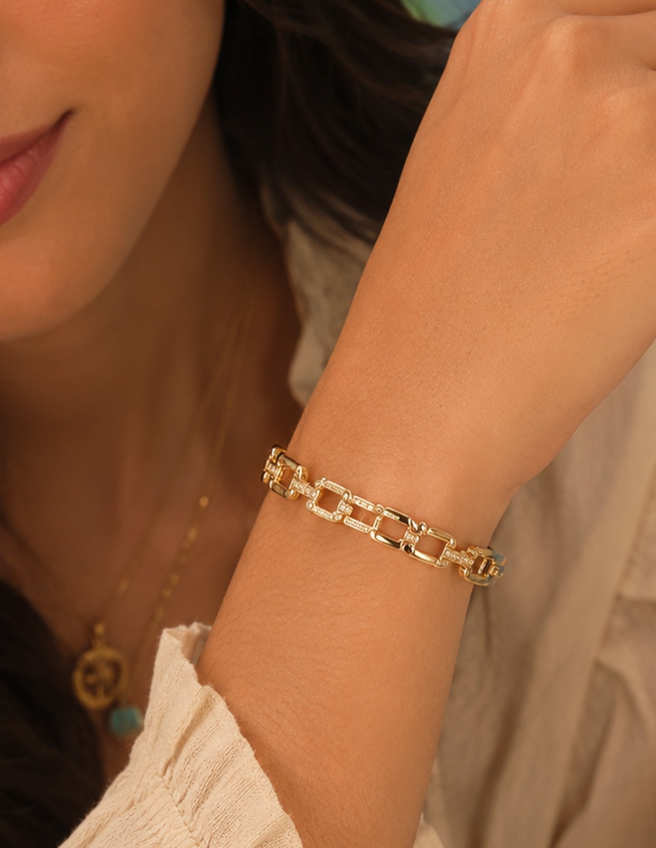 Brazalete con zirconia Luxe 3