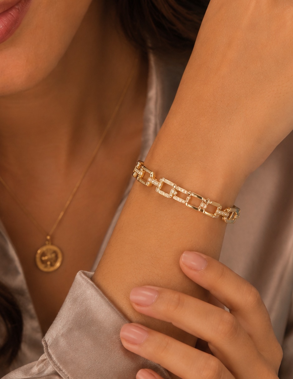 Brazalete con zirconia Luxe 4