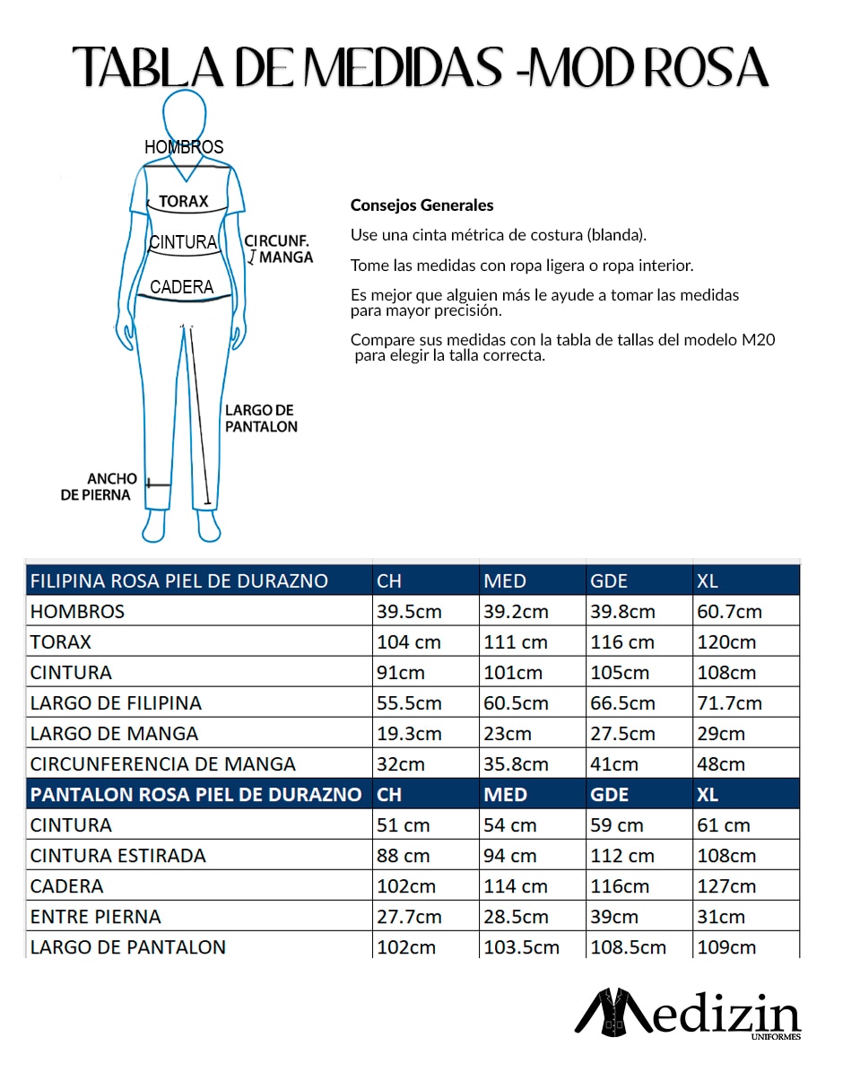Pijama quirúrgica estilo relajado para mujer 3