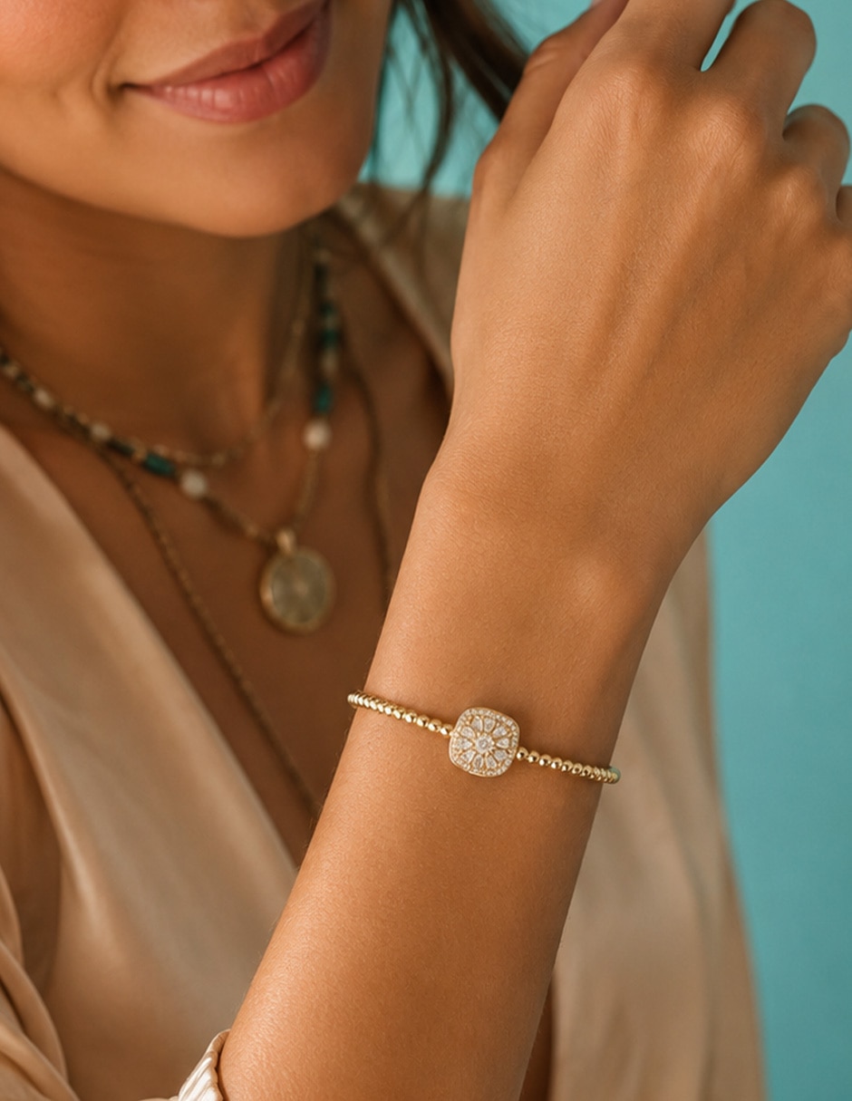 Brazalete con zirconia Royal 6