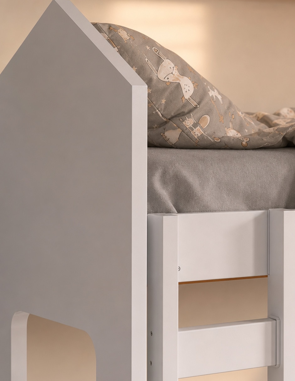 Litera casita BOSSA MUEBLES de MDF