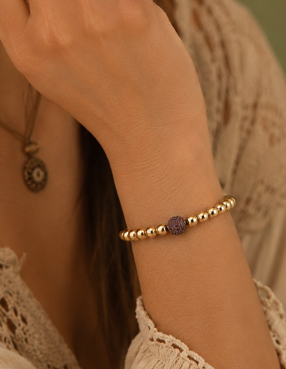 Pulsera con zirconia galaxia 3