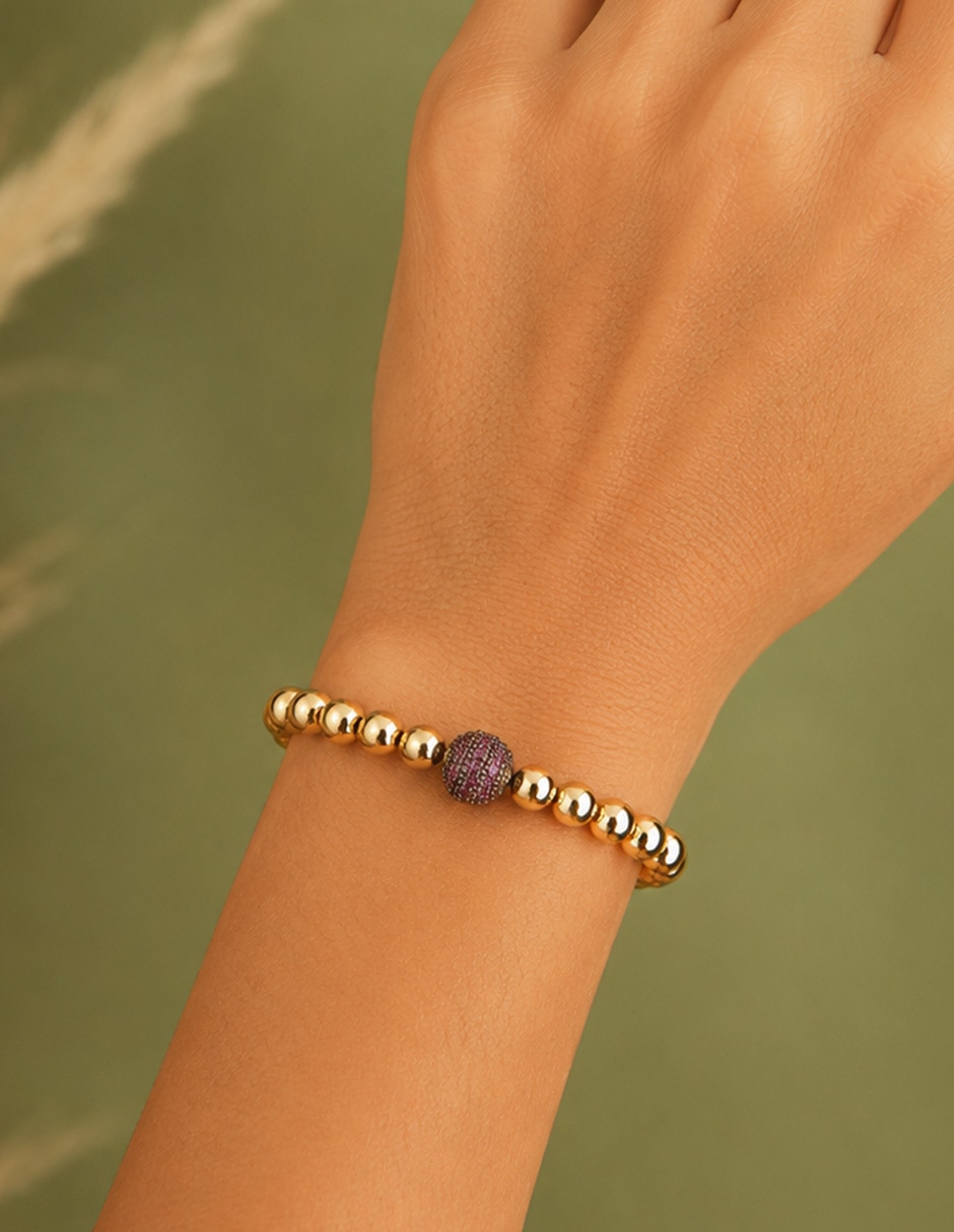 Pulsera con zirconia galaxia 4