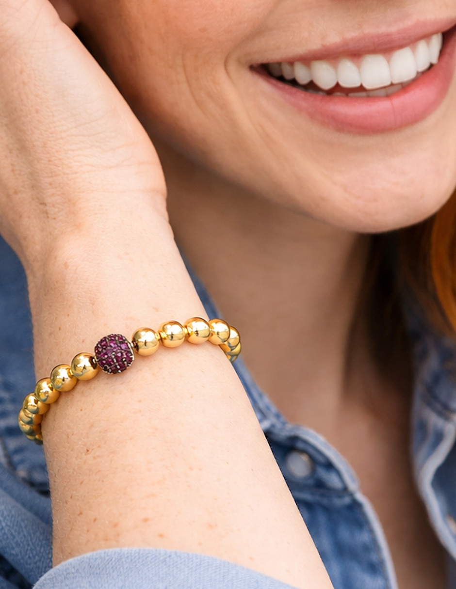 Pulsera con zirconia galaxia 6