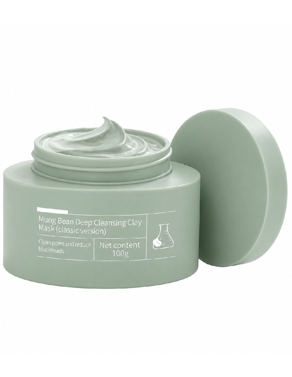 Mascarilla facial de arcilla con frijol mungo para acné GENÉRICA