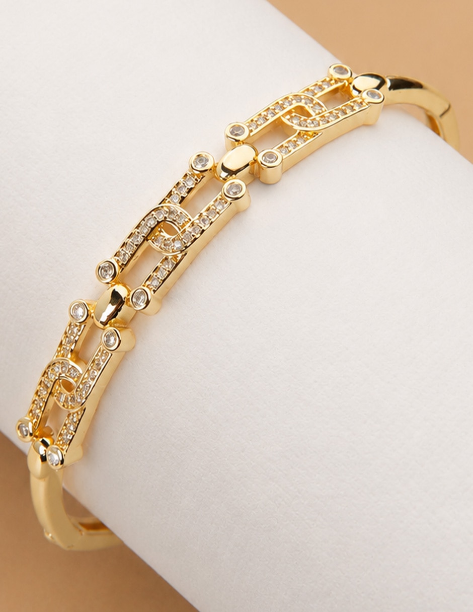 Brazalete con zirconia Chain 5