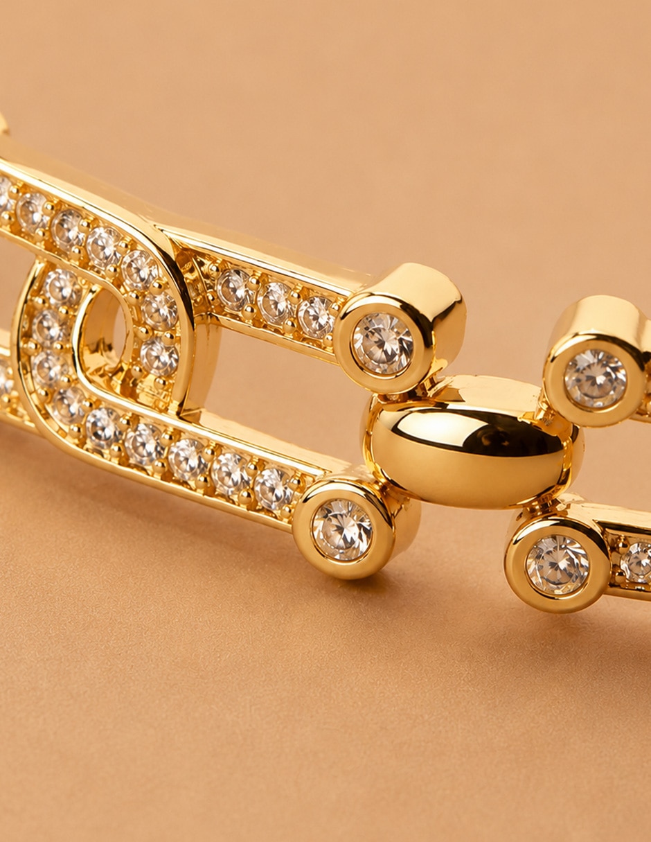 Brazalete con zirconia Chain 7