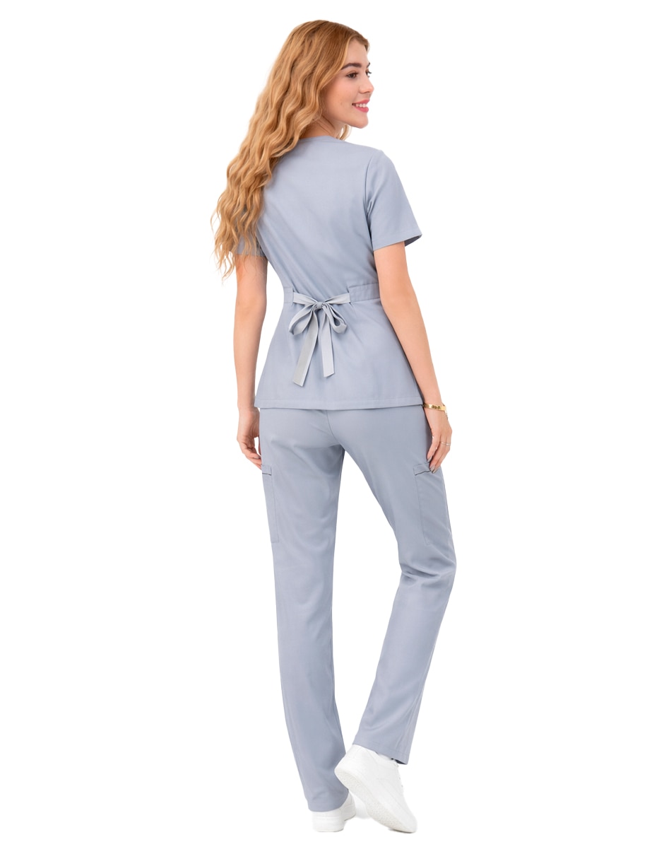 Pijama quirúrgica estilo relajado para mujer 4