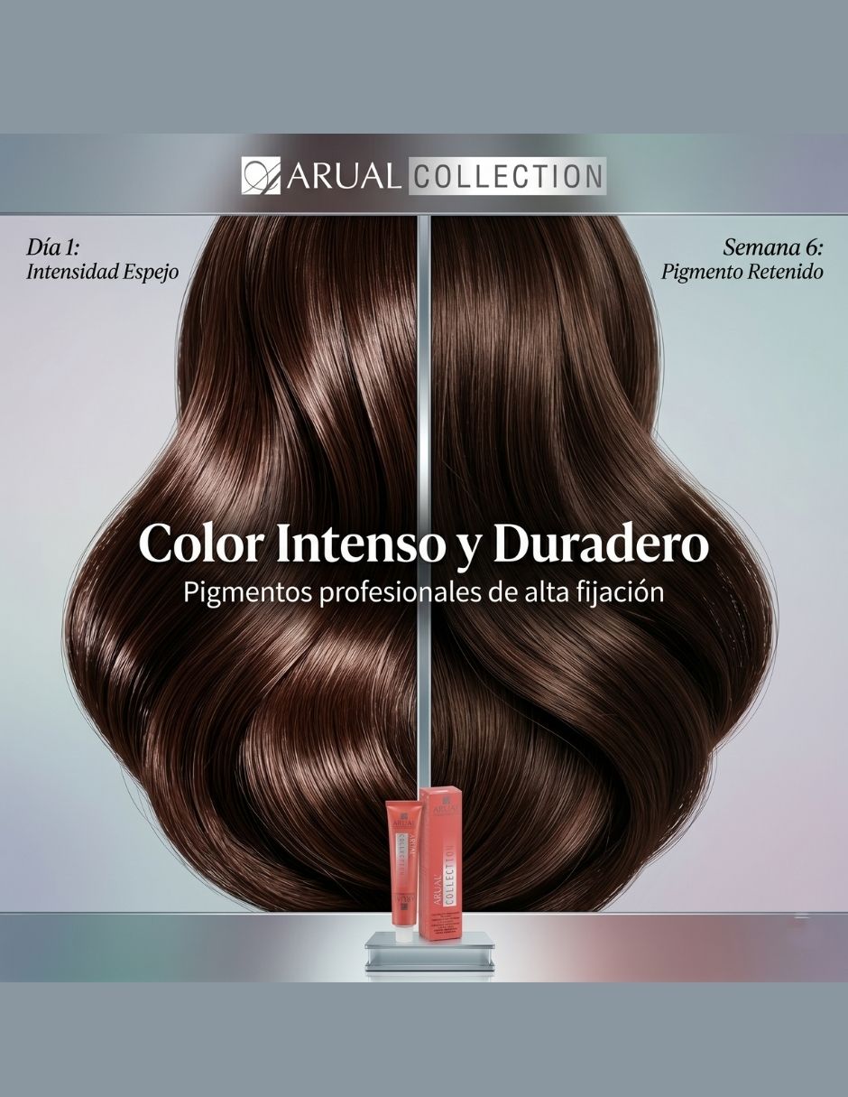 Tinte para cabello Collection Profesional 60 ml Color Duradero y Brillo 5.3 Castaño Claro Dorado 5