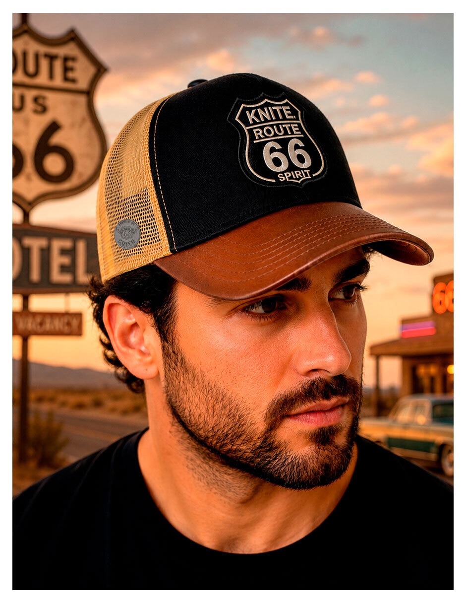 Gorra visera curva snapback casual Knite para hombre