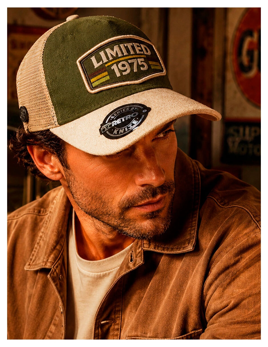 Gorra visera curva snapback casual Retro para hombre 3