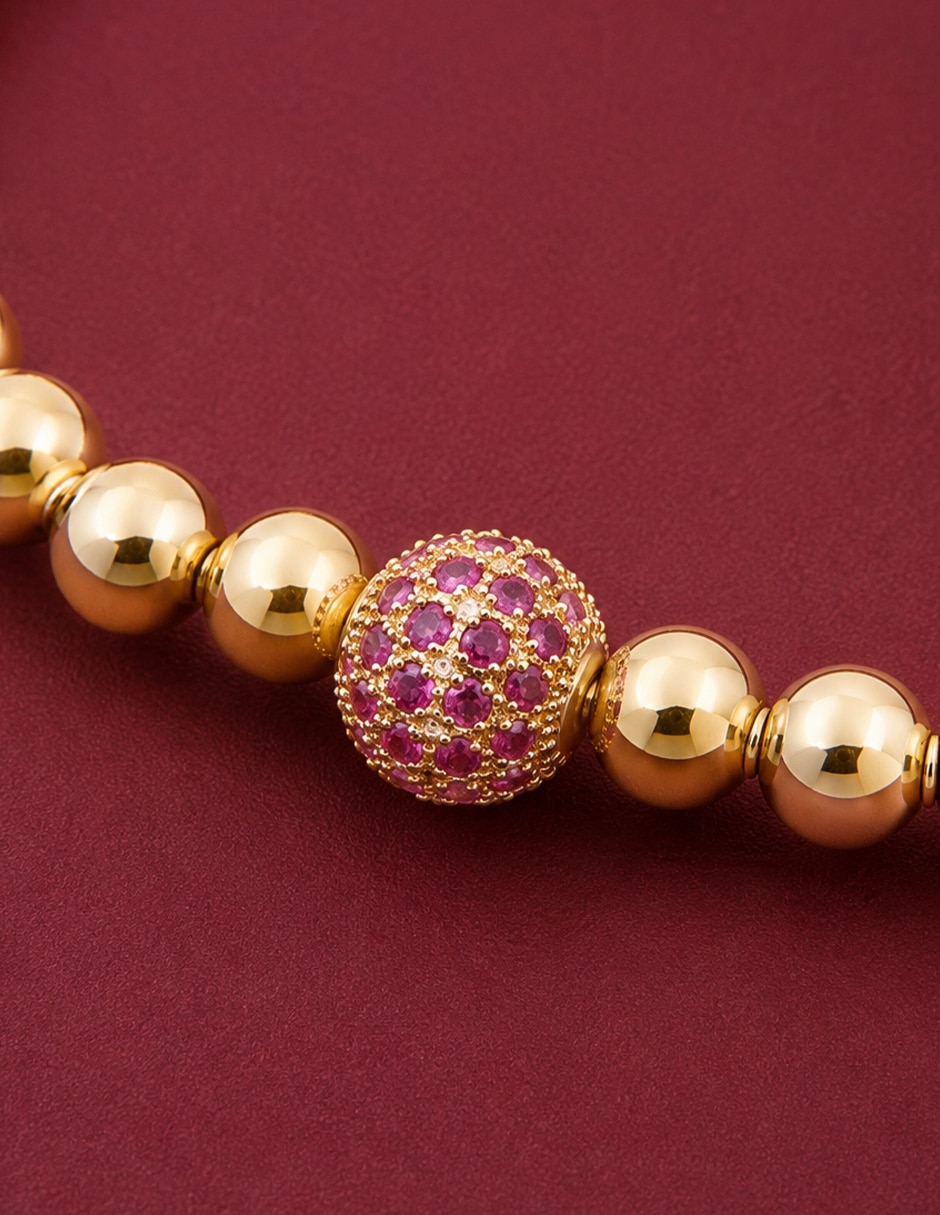 Pulsera yoiko con zirconia galaxia