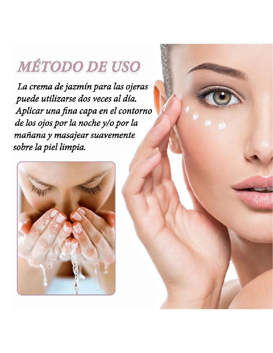 Crema para contorno de ojos recomendada para bolsas y ojeras día y noche GENÉRICA todo tipo de piel