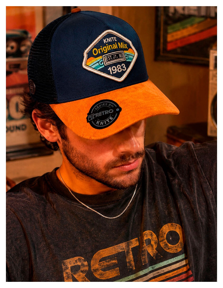 Gorra visera curva snapback casual Retro para hombre 3