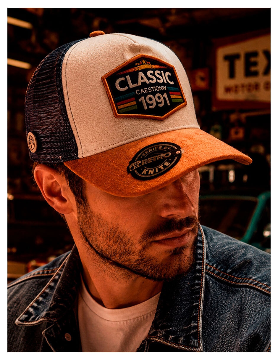 Gorra visera curva snapback casual Retro para hombre 3