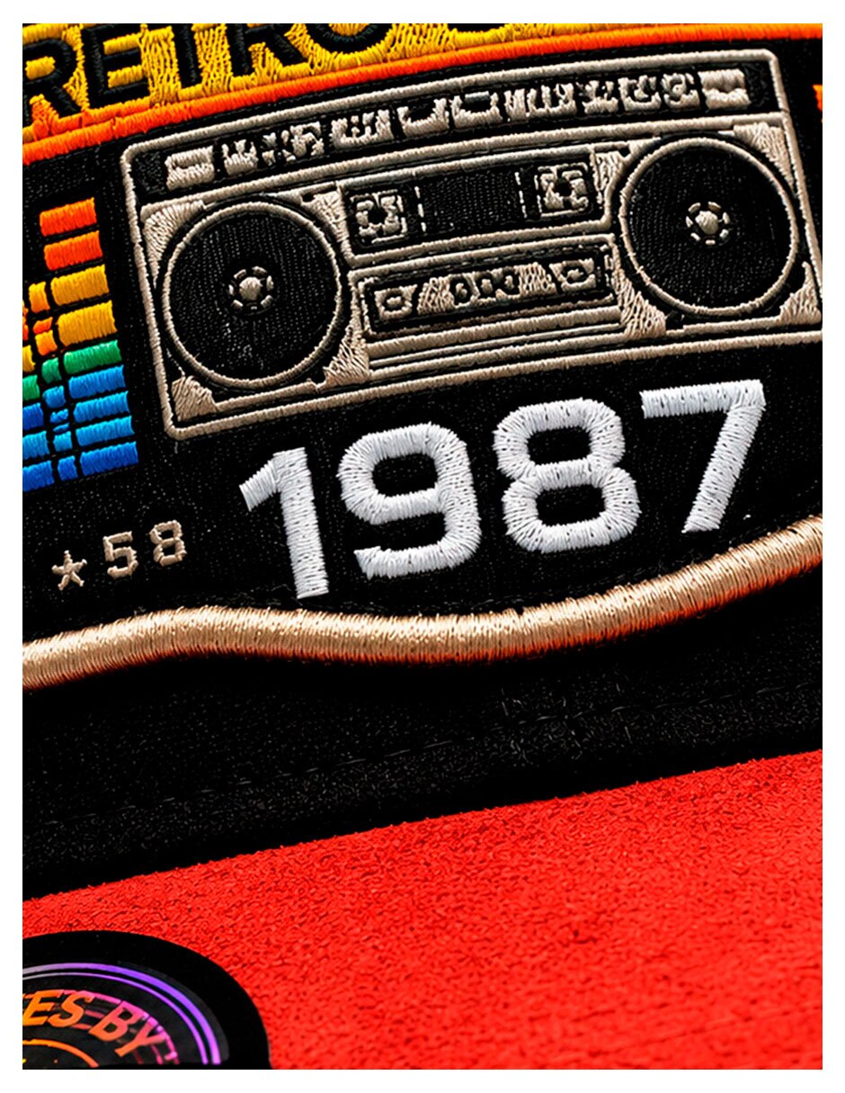 Gorra visera curva snapback casual Knite Retro para hombre