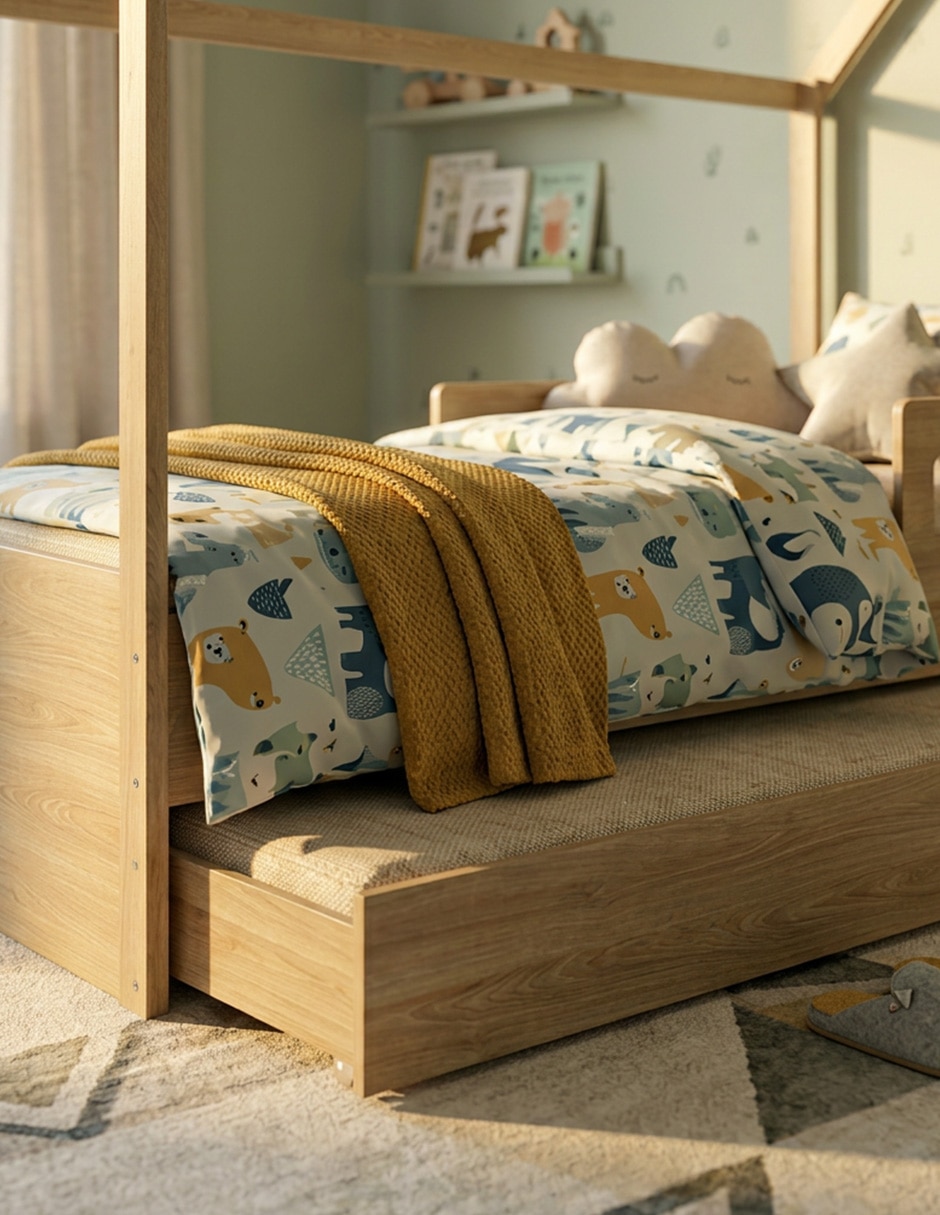 Base para cama armable de MDF 5