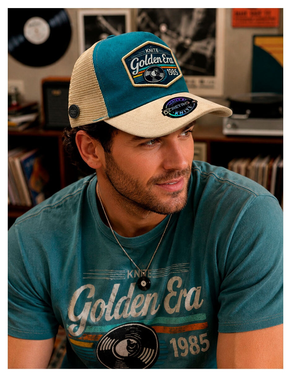 Gorra visera curva snapback casual Golden Era Retro para hombre 6