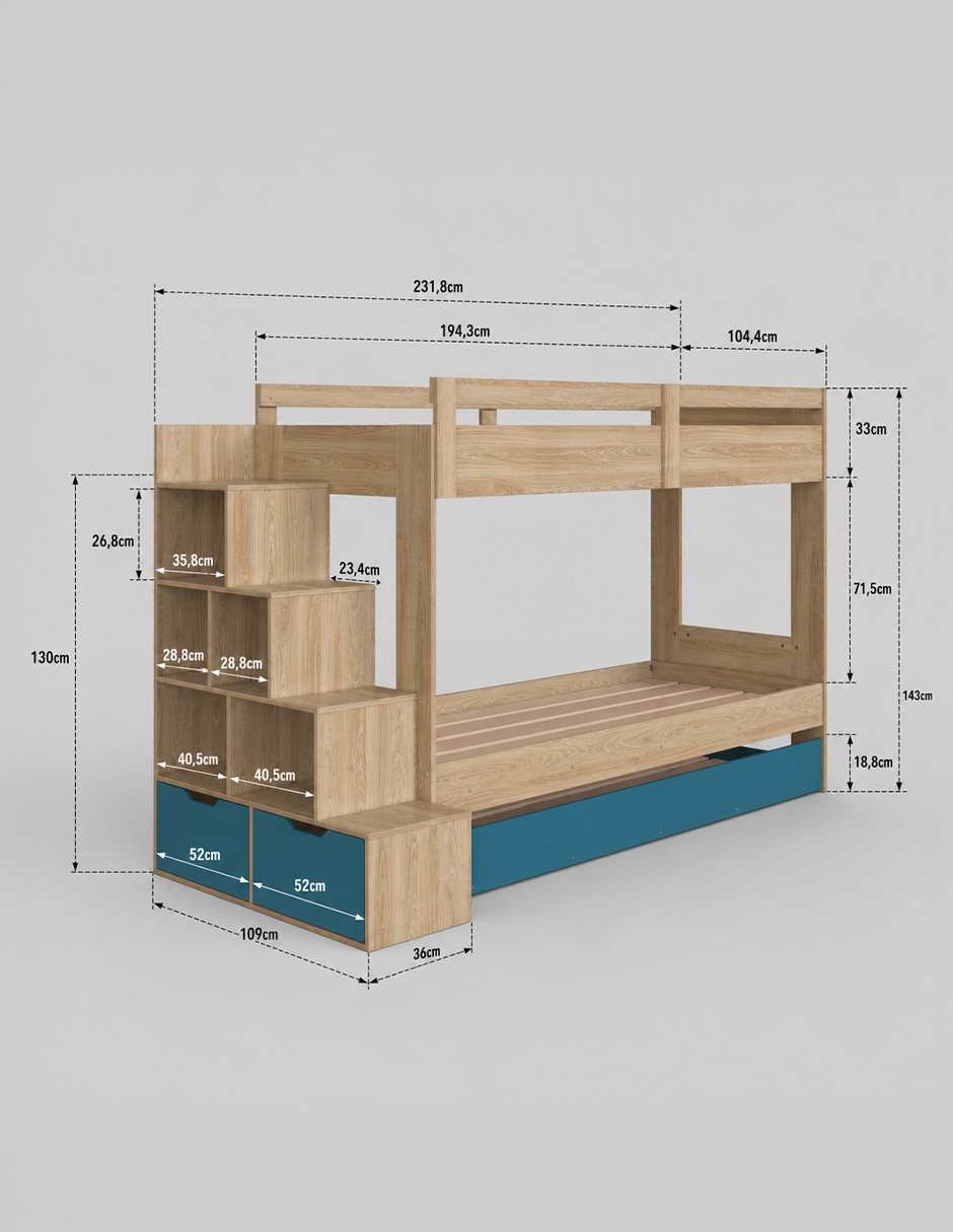 Litera de madera 8