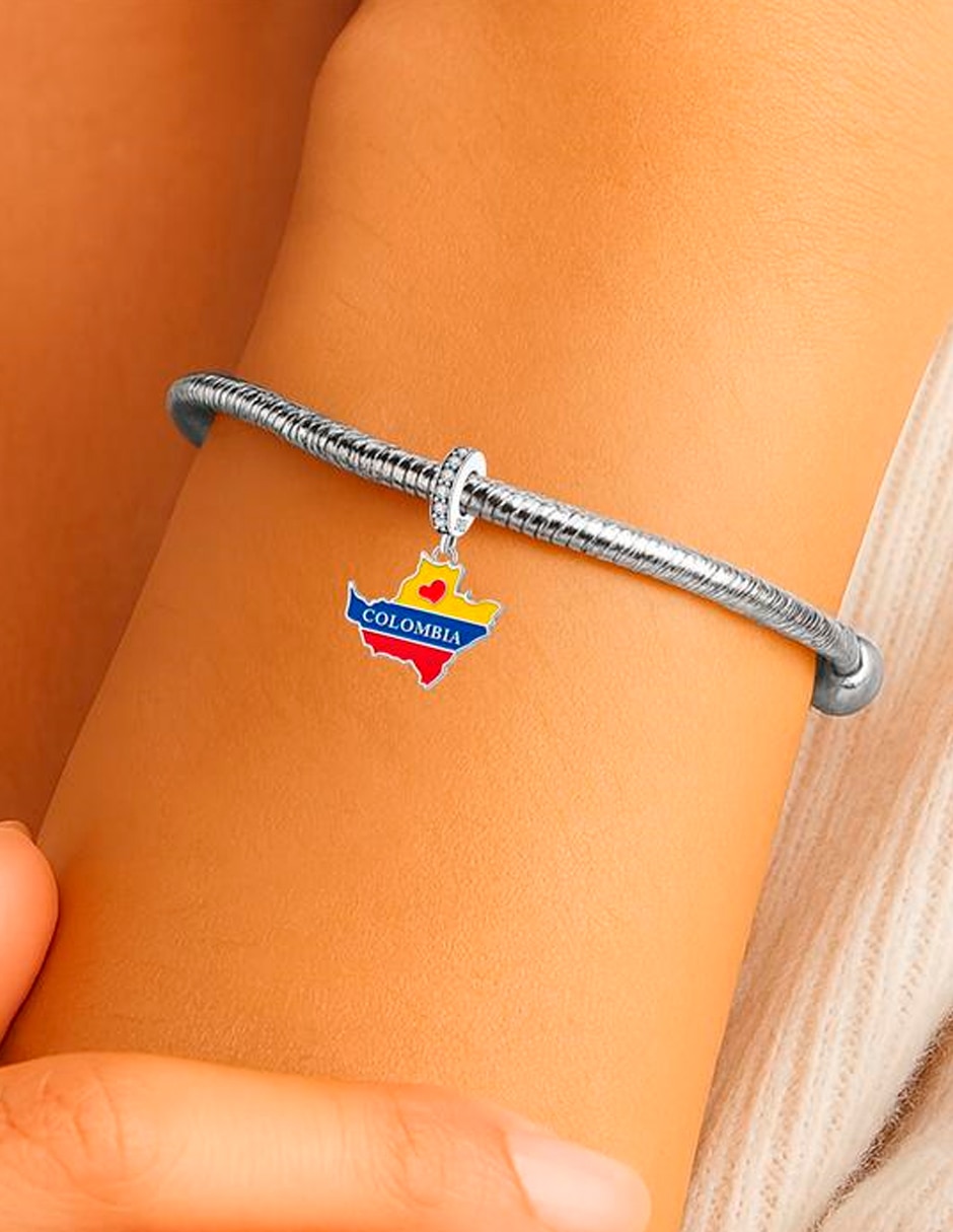 Charm para pulseras semicircular 4