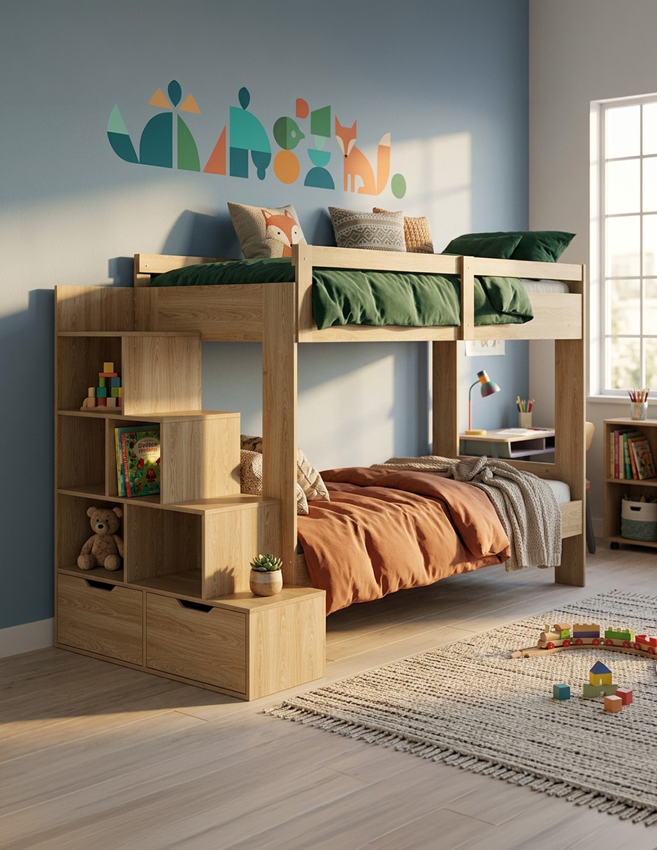 Litera BOSSA MUEBLES de madera