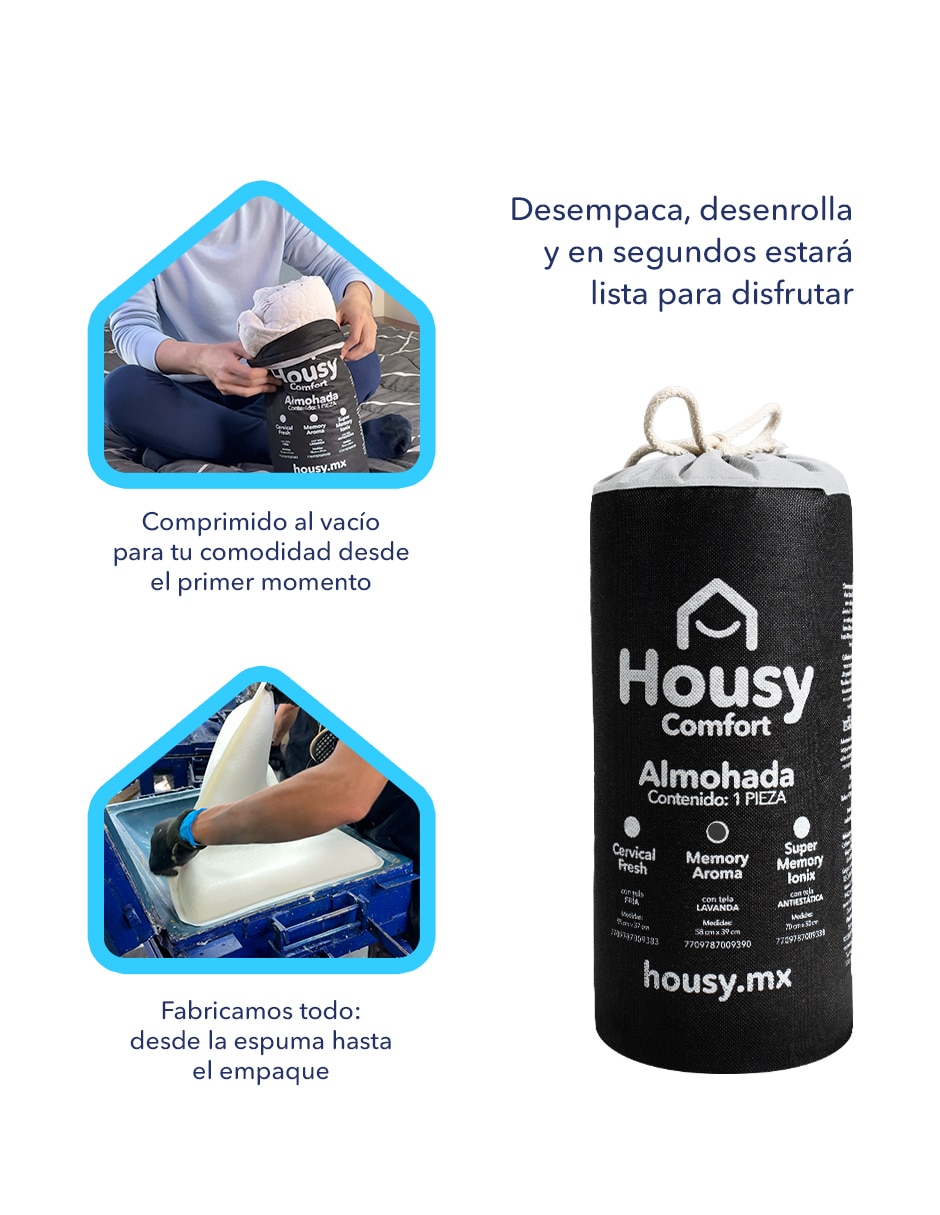 Almohada Memory Aroma firmeza media 2