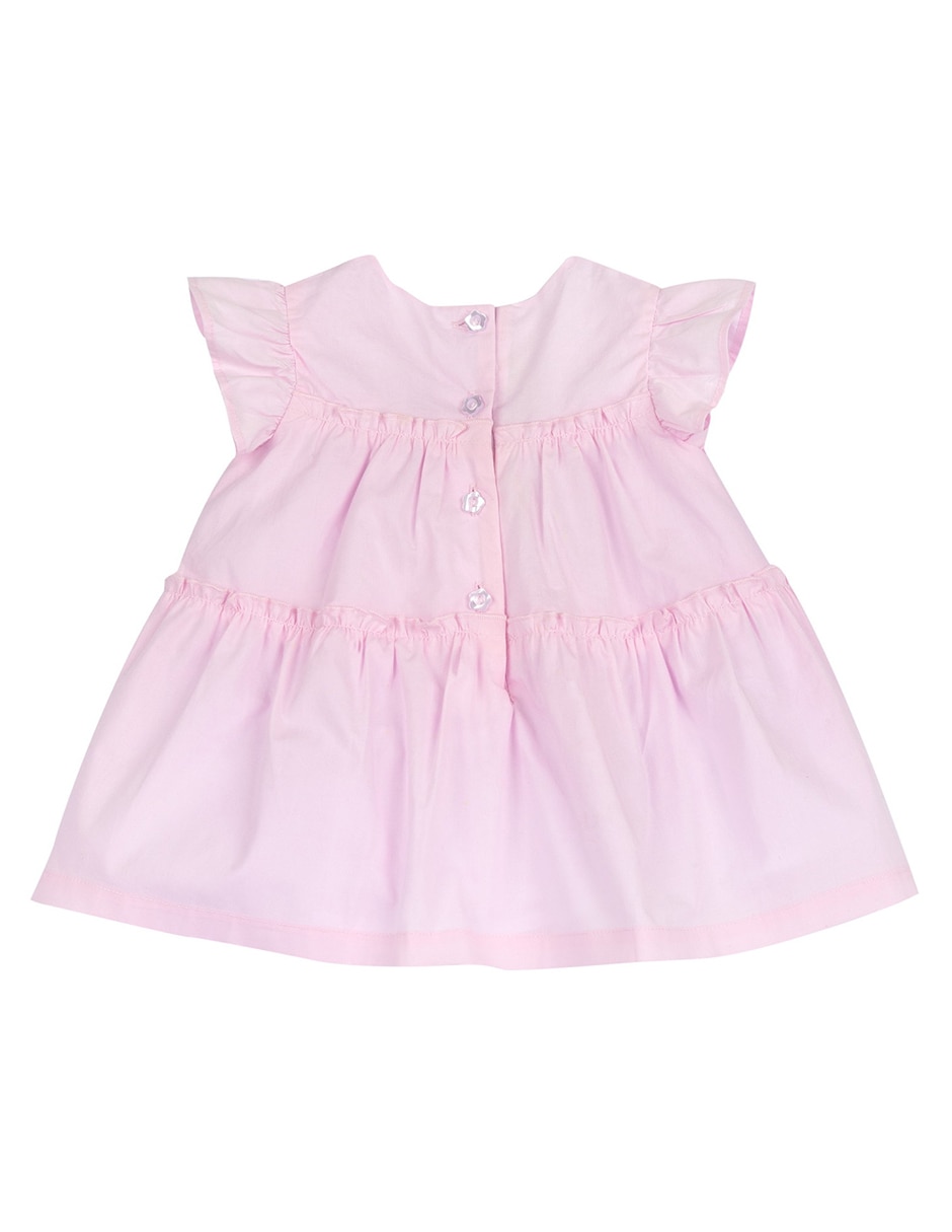 Vestido my first chicco manga volantes para bebé niña 2
