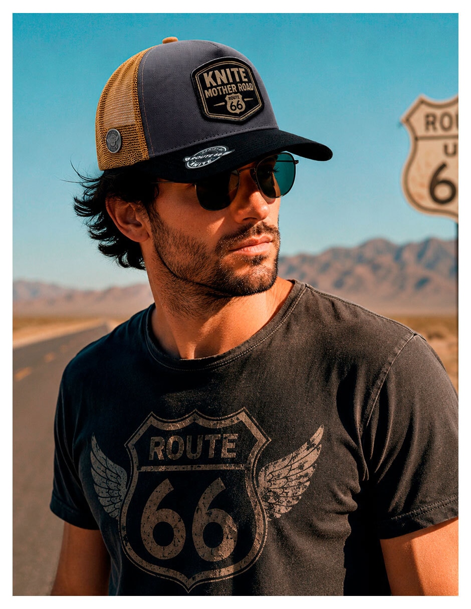 Gorra visera curva snapback casual Knite para hombre