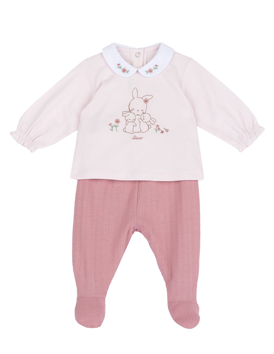 Conjunto Casual My first Chicco de Algodón para Bebé Niña Conjunto Casual My first Chicco de Algodón para Bebé Niña